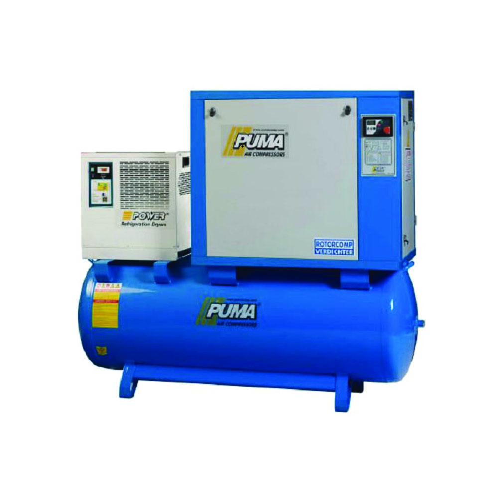 PUMA PVDK10 Merkezi Sistem Kompresör + Kurıtucu 500 litre Tank10 HP